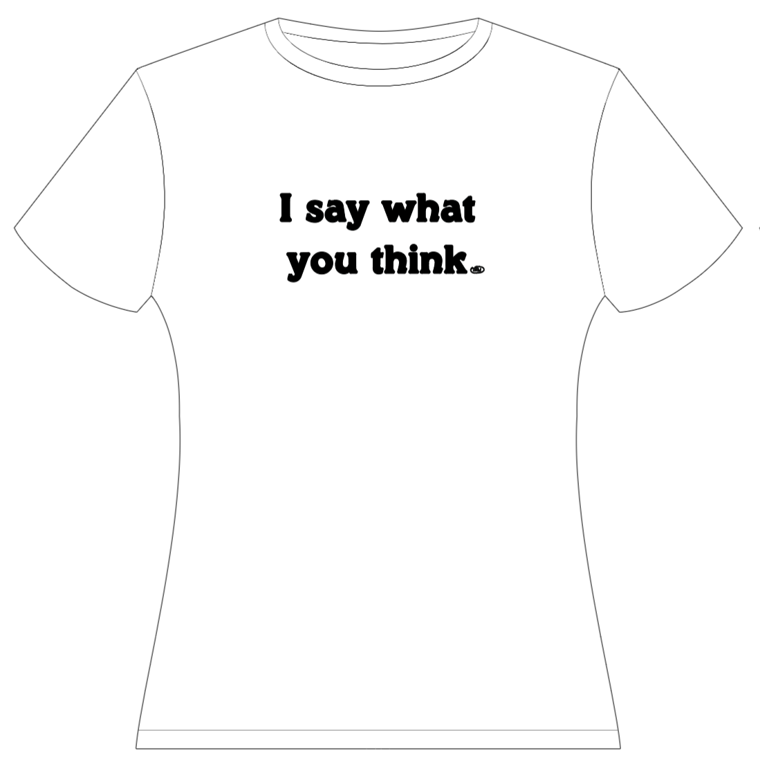 I say what you think