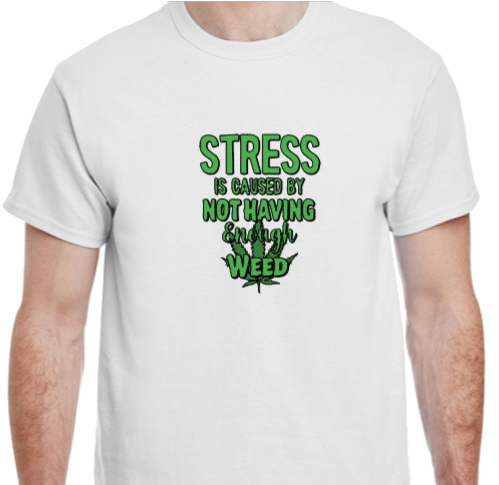 Stress is caused by not enough weed